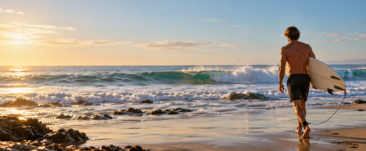 Original surf lifestyle scene