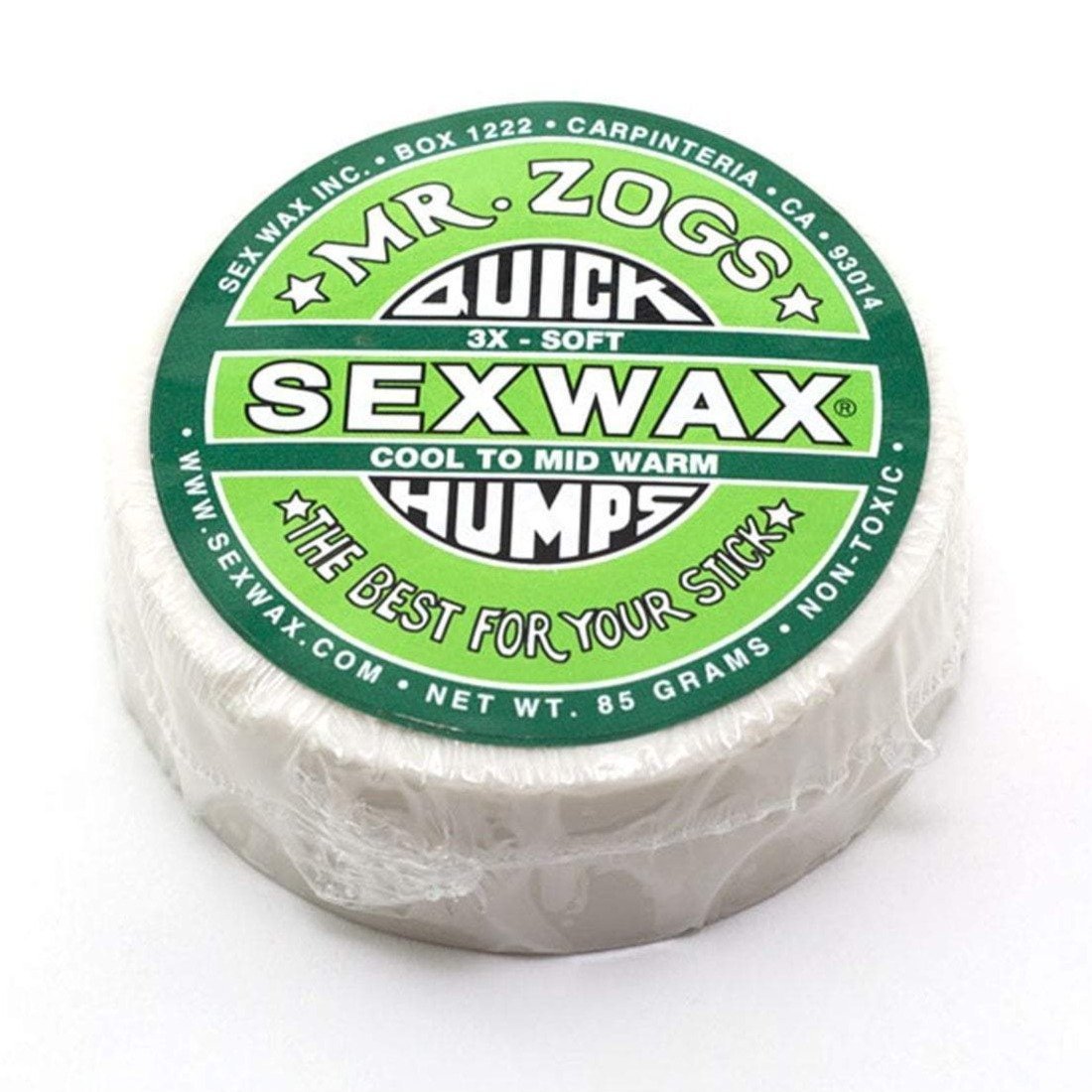 Sex Wax Quick Humps Surfboard Wax - 3X Soft Cool/Mid Warm