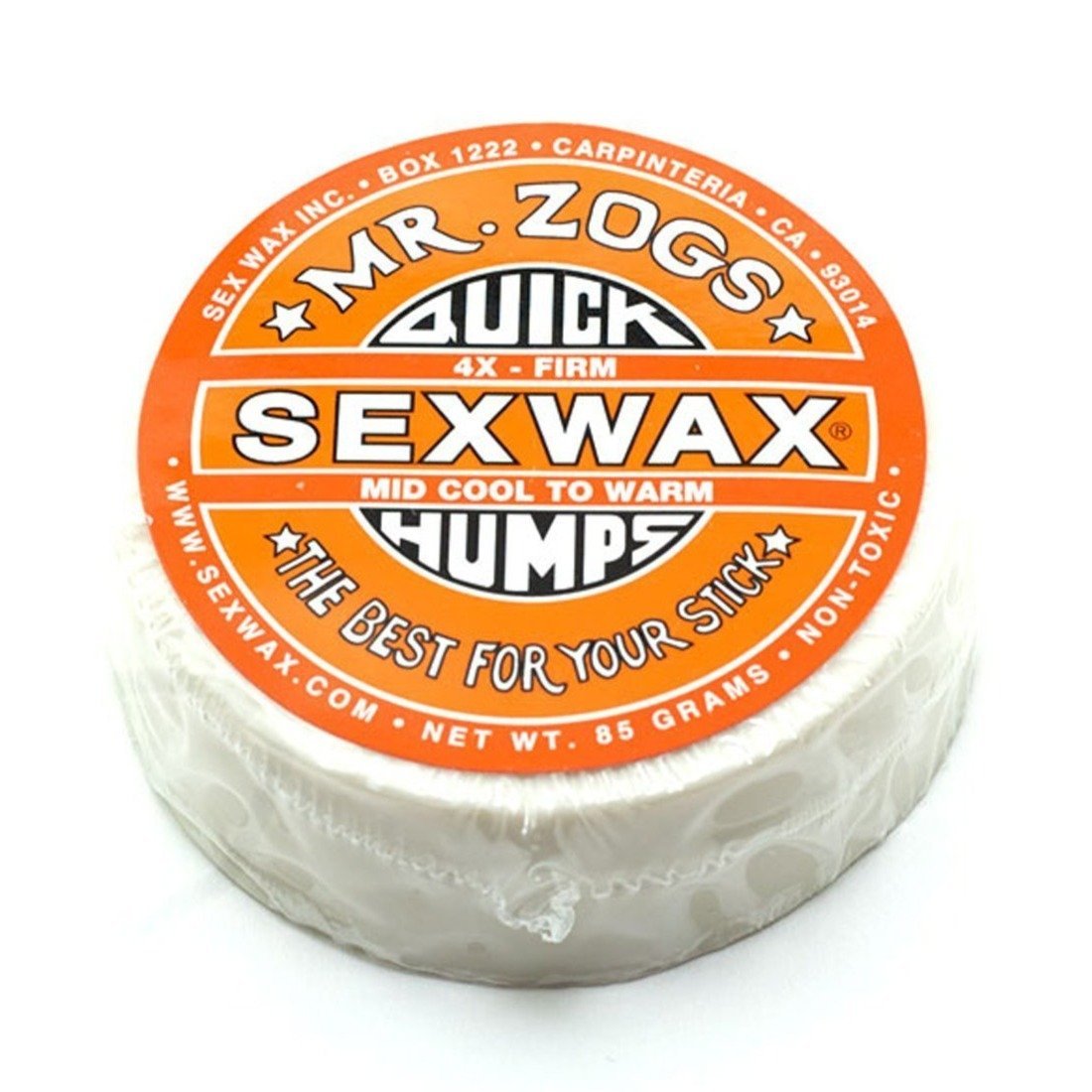 Sex Wax Quick Humps Surfboard Wax - 4X Firm Mid Cool/Warm