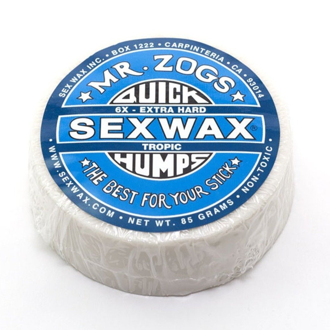 Sex Wax Quick Humps Surfboard Wax - 6X Extra Hard Tropic product photo