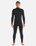 3/2mm Red Cell Chest-Zip Fullsuit - Black product photo