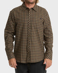 Coastline L/S Flannel - Dark Earth product photo
