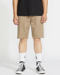 Frickin Modern Stretch Shorts - Khaki product photo